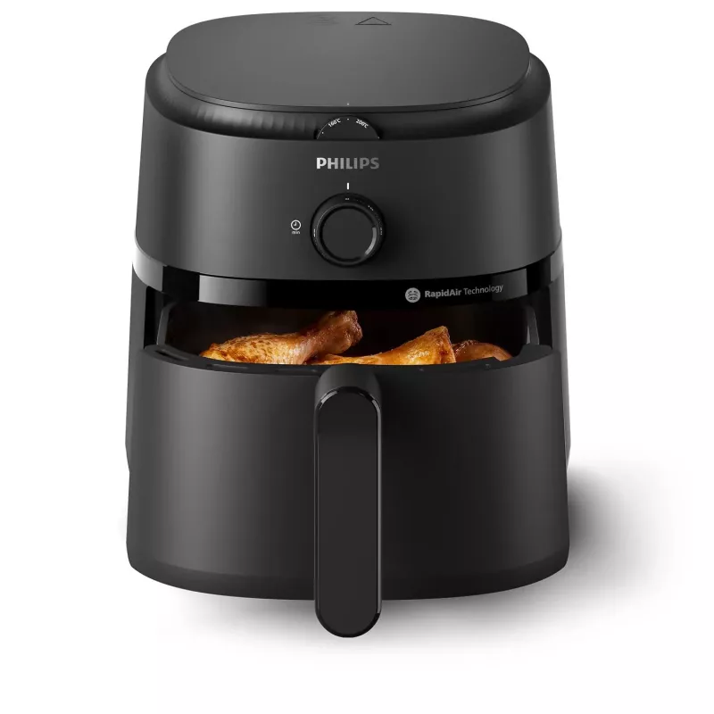 Philips 1000 serijos NA120/00 karšto oro gruzdintuvė, 4,2 l, 1500 W, juoda
