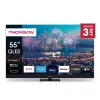 Televizorius Thomson Q70 serija 55QG6C14 – 55 colių QLED 4K Ultra HD (3840×2160), Google TV, Wi‑Fi, DVB-C/S/T/T2