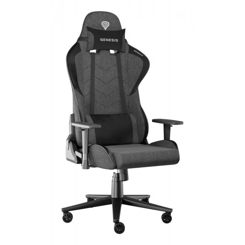 GENESIS Nitro 550 G2 Žaidimų kėdė, paminkštinta sėdynė, juoda, pilka