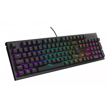 GENESIS Thor 303 klaviatūra, mechaninė, USB, QWERTZ, vokiškas išdėstymas, juoda, RGB