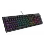 GENESIS Thor 303 klaviatūra, mechaninė, USB, QWERTZ, vokiškas išdėstymas, juoda, RGB