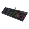 GENESIS Thor 303 klaviatūra, mechaninė, USB, QWERTZ, vokiškas išdėstymas, juoda, RGB