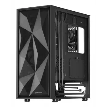GENESIS Diaxid 605F Midi Tower Korpusas Juodas