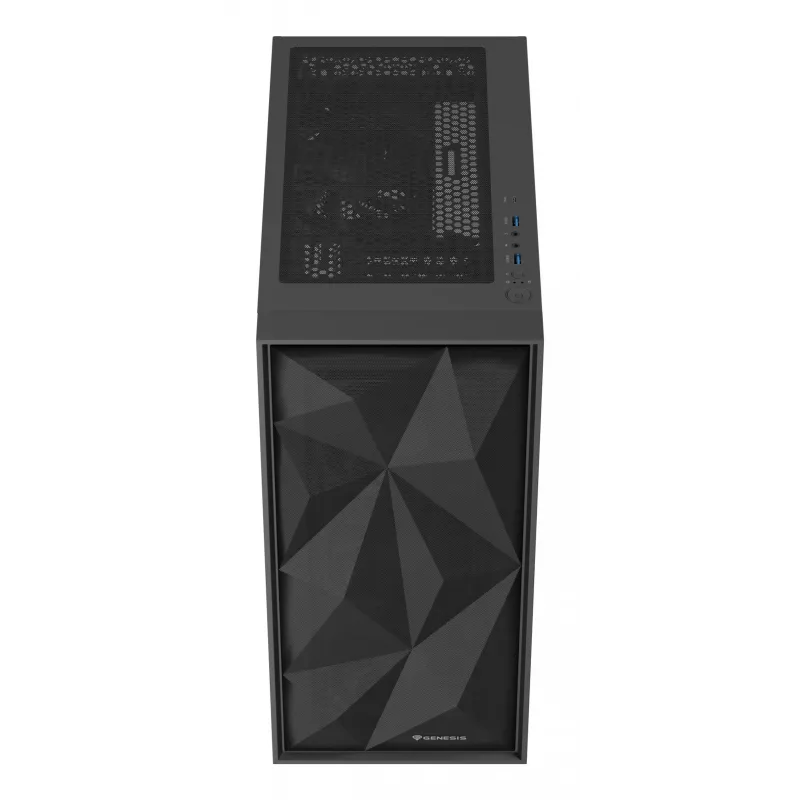GENESIS Diaxid 605F Midi Tower Korpusas Juodas