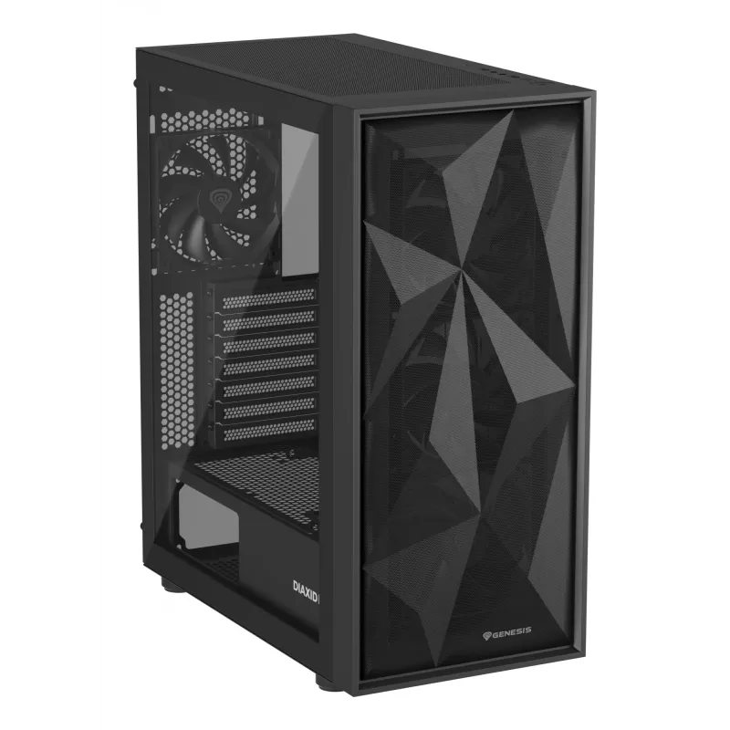 GENESIS Diaxid 605F Midi Tower Korpusas Juodas