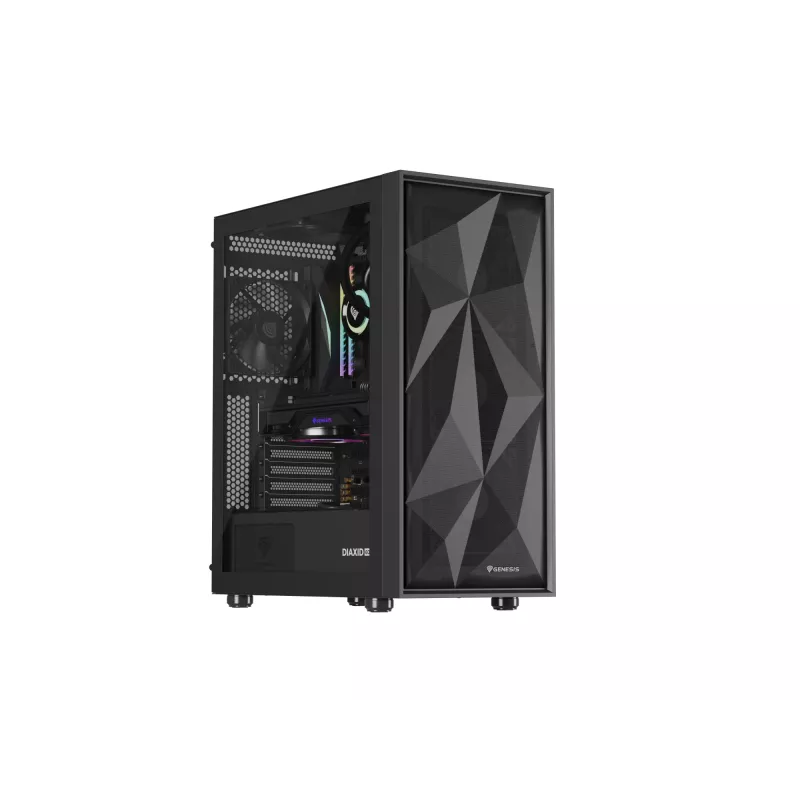 GENESIS Diaxid 605F Midi Tower Korpusas Juodas