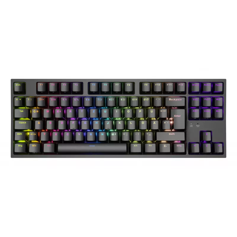 GENESIS Thor 404 TKL klaviatūra žaidimams USB QWERTZ vokiška juoda