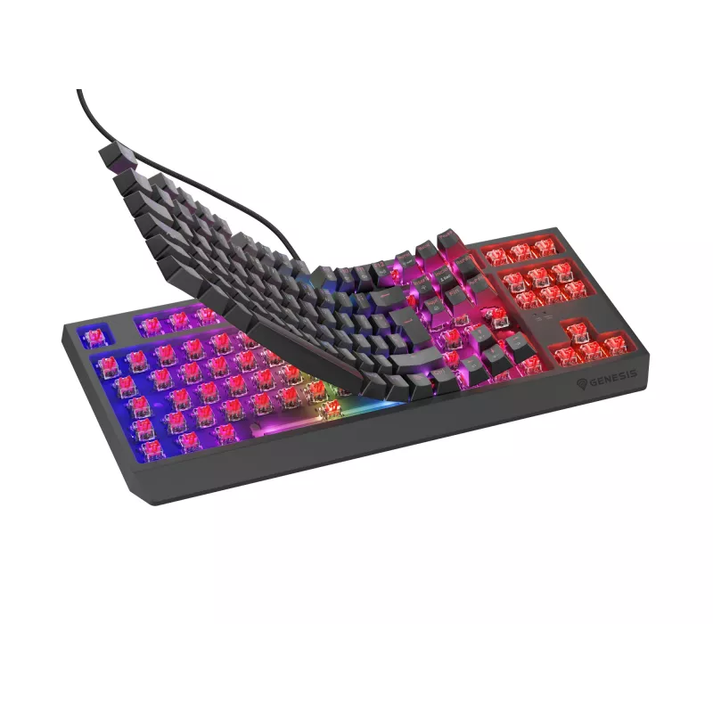 GENESIS Thor 230 TKL klaviatūra žaidimams USB QWERTY ispaniška juoda