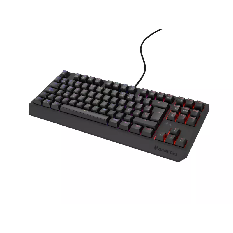 GENESIS Thor 230 TKL klaviatūra žaidimams USB QWERTY ispaniška juoda