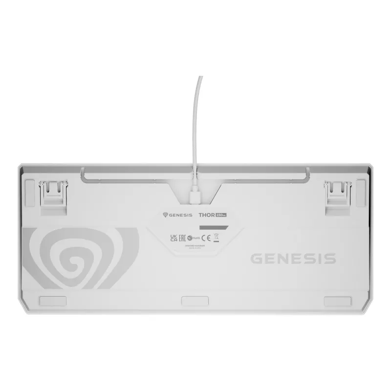 GENESIS Thor 230 TKL klaviatūra žaidimams, mechaninė, USB, QWERTY, US English, balta