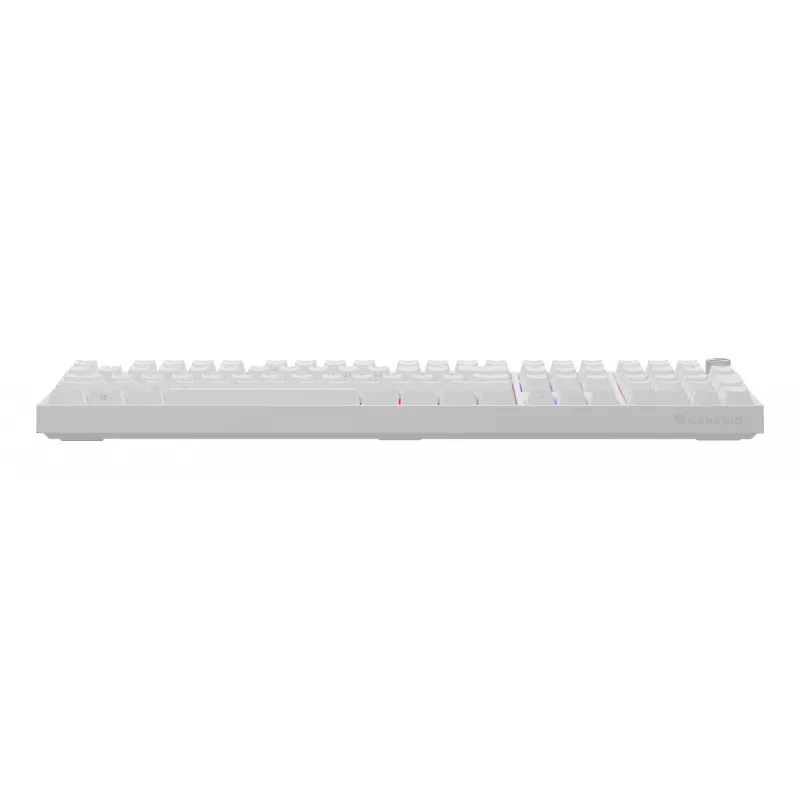 GENESIS NKG-2300 klaviatūra, laidinė, USB, mechaninė, QWERTY, RGB LED, balta