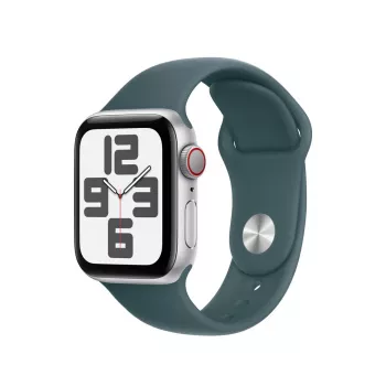 APPLE 40 mm ežero žalios spalvos sportinis dirželis - M/L