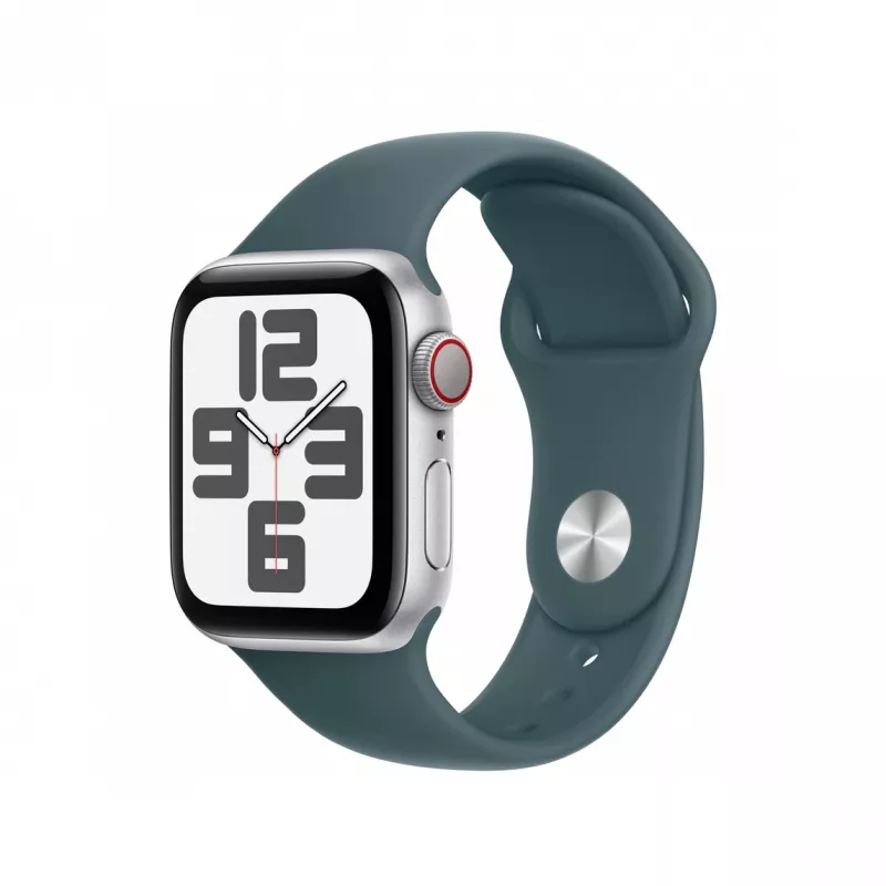 APPLE 40 mm ežero žalios spalvos sportinis dirželis - M/L