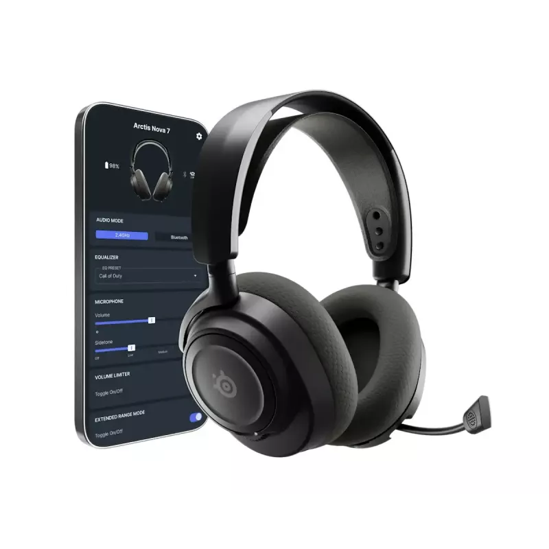 Ausinės Steelseries Arctis Nova 7 Wireless Gen 2 Gaming Bluetooth Juodos