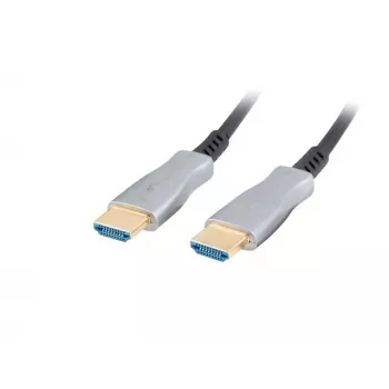 LANBERG HDMI laidas - M/m v2.0 optinis 50m juodas AOC
