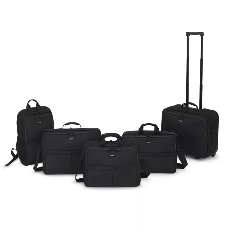 DICOTA Multi Plus Scale kuprinė nešiojamam kompiuteriui 14-15.6 col. - juoda / 600d perdirbtas PET