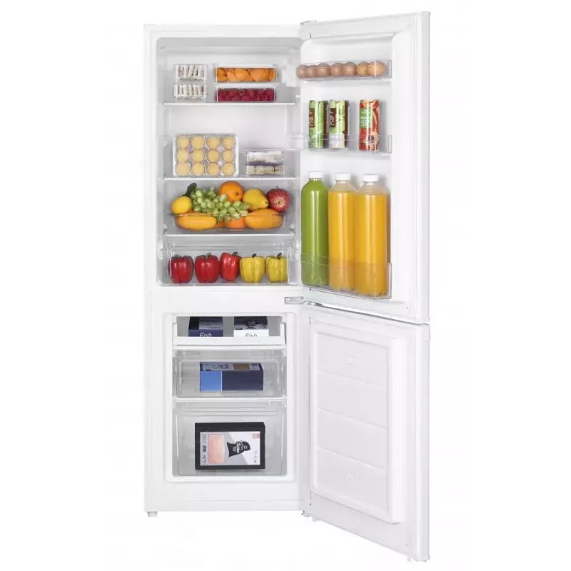 Šaldytuvas-šaldiklis MPM MPM-182-KB-38W, laisvai pastatomas, bendras tūris 182 L (šaldytuvas 121 L / šaldiklis 52 L), baltas, E klasė