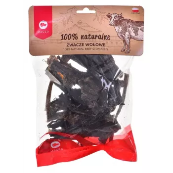 MACED jautienos prieskrandžio kramtukas šunims 200 g – natūralus vieno ingrediento skanėstas dantų priežiūrai