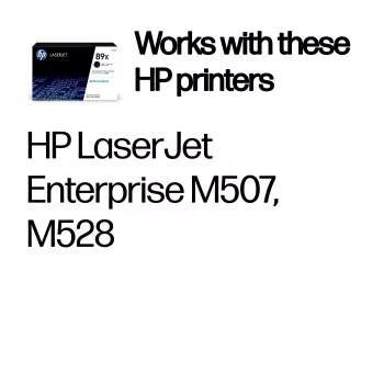 HP 89X High Yield juodas originalus LaserJet tonerių kasetė, 10000 puslapių, juoda, 1 vnt.