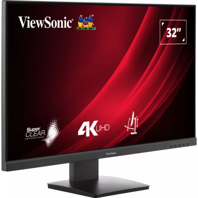 Viewsonic VG3208-4K monitorius 81,3 cm (32 colių) 3840 x 2160 4K Ultra HD LED juodas