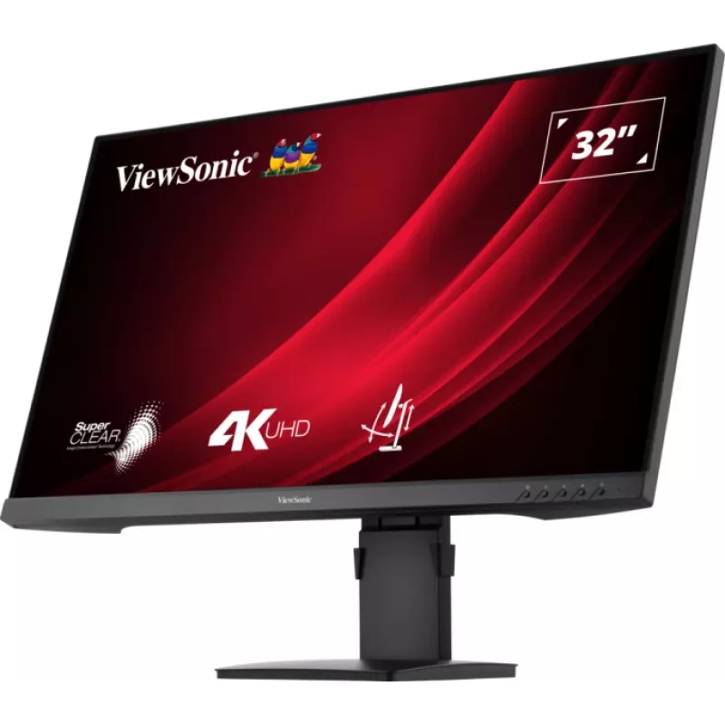 Viewsonic VG3208-4K monitorius 81,3 cm (32 colių) 3840 x 2160 4K Ultra HD LED juodas