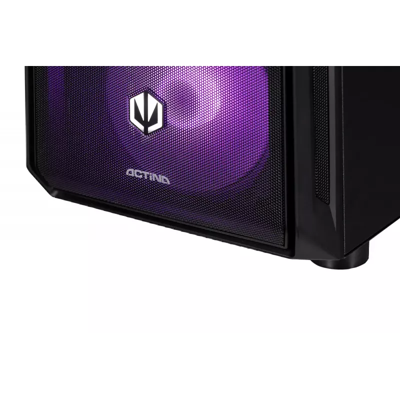 Stalinis kompiuteris ActiveJet MIDI Tower AMD Ryzen 7 9700X, 32GB DDR5 6000MHz, 1TB SSD, Radeon RX 9060 XT 16GB, Windows 11 Pro, 850W, juodas