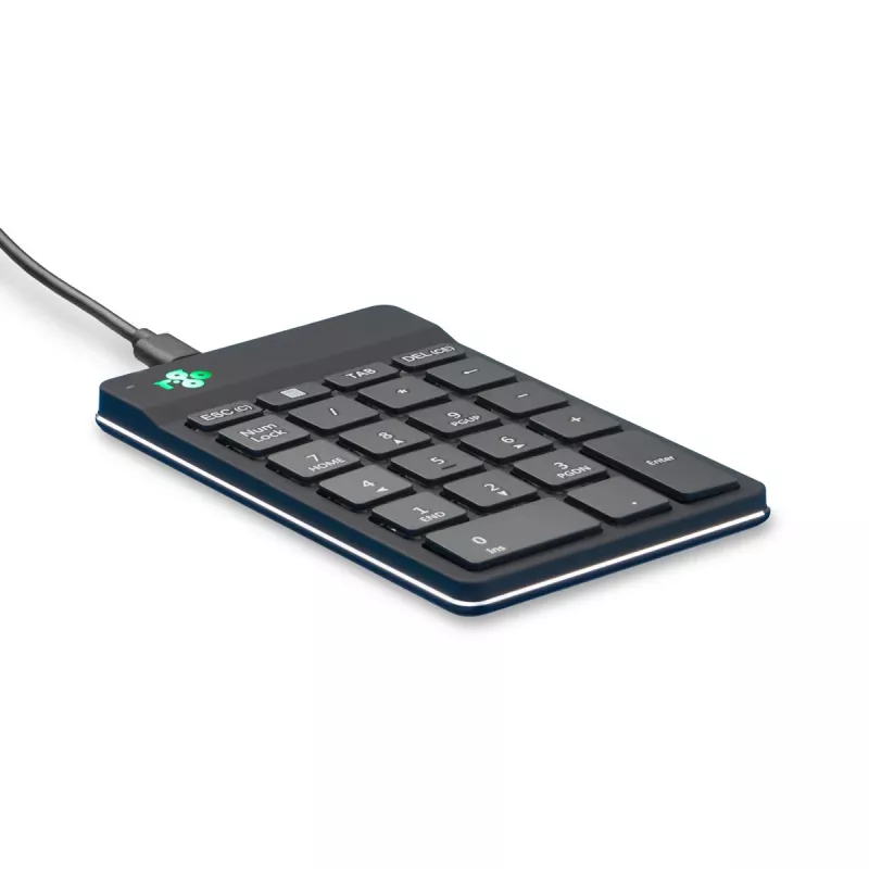R-Go Tools Numpad Break – ergonomiškas skaitmeninis klaviatūros blokas su pertraukų programine įranga, laidinis, juodas