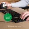 R-Go Tools Numpad Break – ergonomiškas skaitmeninis klaviatūros blokas su pertraukų programine įranga, laidinis, juodas