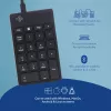 R-Go Tools Numpad Break – ergonomiškas skaitmeninis klaviatūros blokas su pertraukų programine įranga, laidinis, juodas