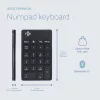 R-Go Tools skaitmeninis klavišų blokas R-Go Numpad Break, ergonomiškas skaitmeninis klavišų blokas su pertraukų programine įranga, Bluetooth, juodas