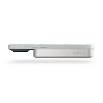 ZENS Powerbank Slim Qi2 Al 10000mah Baltas