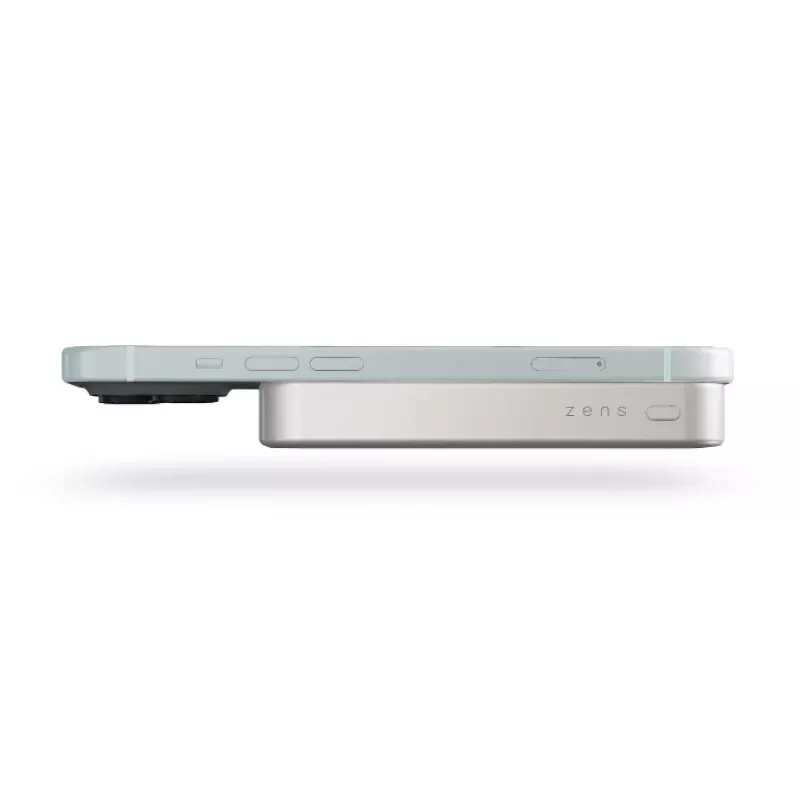 ZENS Powerbank Slim Qi2 Al 10000mah Baltas