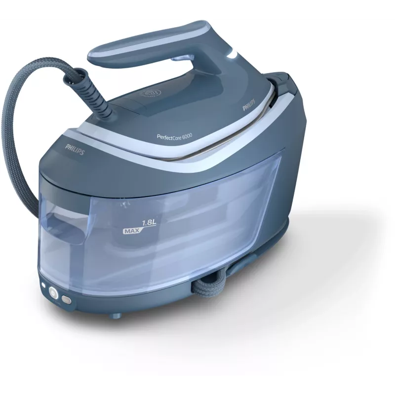 Philips 6000 serijos PSG6042/20 garo lyginimo stotelė 2400 W 1.8 L SteamGlide Advanced Mėlyna