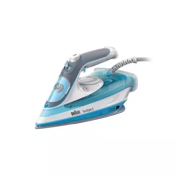 Braun TexStyle 5 SI 5006 BL lygintuvas su SuperCeramic padu, 2600 W, mėlynas/pilkas/baltas