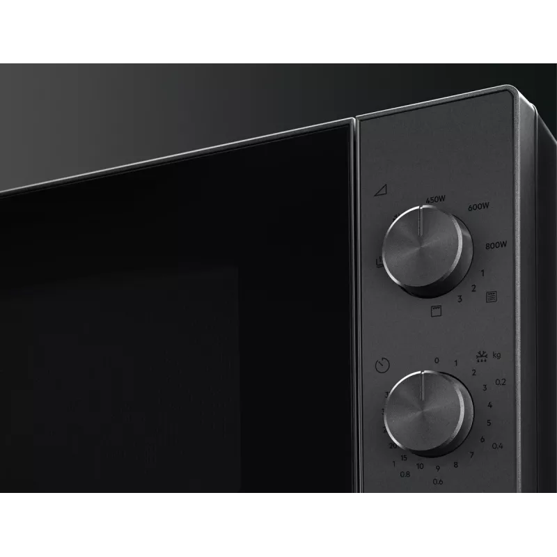 Griliu kombinuota mikrobangų krosnelė Electrolux EMZ421MMTI – 800 W, 20 L, titano spalva, 270 mm padėklas