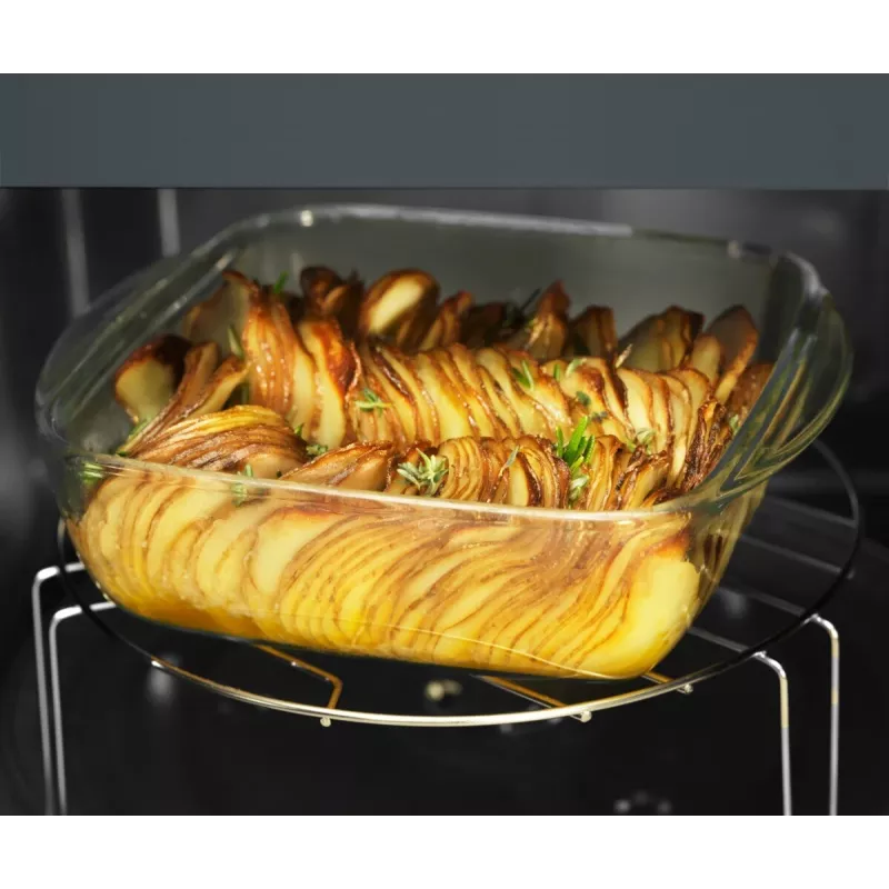 Griliu kombinuota mikrobangų krosnelė Electrolux EMZ421MMTI – 800 W, 20 L, titano spalva, 270 mm padėklas