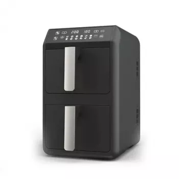Elektrinė oro gruzdintuvė Maestro MR-761, 10 L, 2400 W, 12 programų, 80–200 °C, dviguba konstrukcija, juoda