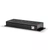 Lindy 42794 metalinis pramoninis USB 2.0 šakotuvas, 7 prievadai, 480 Mbit/s, tvirtinimo auselės, išorinis maitintuvas, juodas