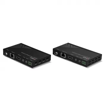Lindy 70m Cat.6 HDMI 4K30, IR ir RS-232 HDBaseT prailgintuvas su PoC
