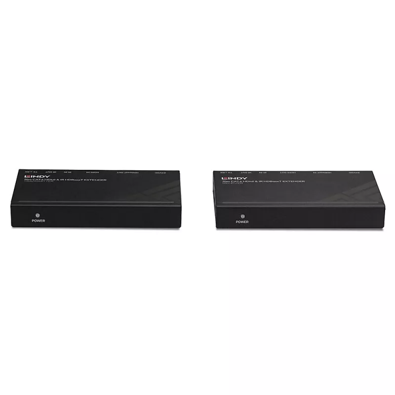 Lindy 70m Cat.6 HDMI 4K30, IR ir RS-232 HDBaseT prailgintuvas su PoC