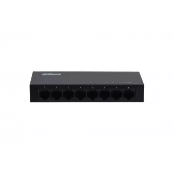 Dahua Technology 8 prievadų nevaldomas gigabitinis jungiklis, L2, Gigabit Ethernet (10/100/1000)