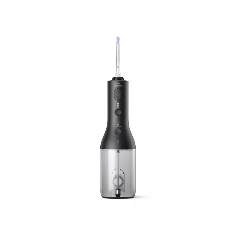 Philips Sonicare 3000 serijos belaidis vandens irigatorius HX3826/33 - Juodas