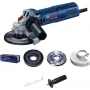 Kampinis šlifuoklis Bosch GWS 9-125 Professional, 125 mm, 11000 aps./min., 900 W, 1,9 kg
