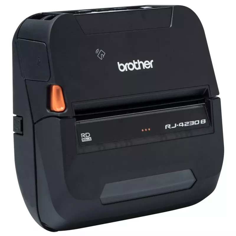 Brother RJ-4230B nešiojamasis kvitų ir etikečių spausdintuvas, 203 x 203 DPI, laidinis ir belaidis, terminis, mobilus