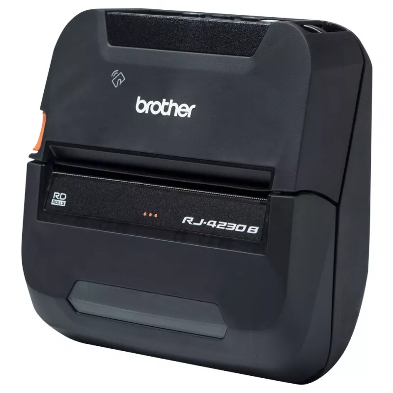 Brother RJ-4230B nešiojamasis kvitų ir etikečių spausdintuvas, 203 x 203 DPI, laidinis ir belaidis, terminis, mobilus