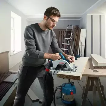 Bosch GKS 185-LI 16.5 cm belaidis diskinis pjūklas, juoda, mėlyna, pilka, 5000 RPM