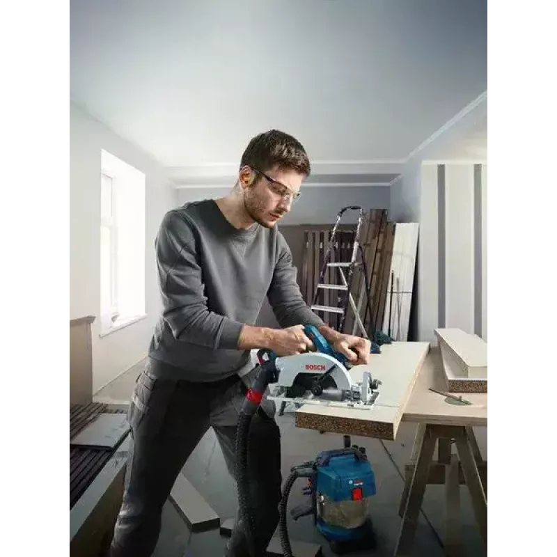 Bosch GKS 185-LI 16.5 cm belaidis diskinis pjūklas, juoda, mėlyna, pilka, 5000 RPM