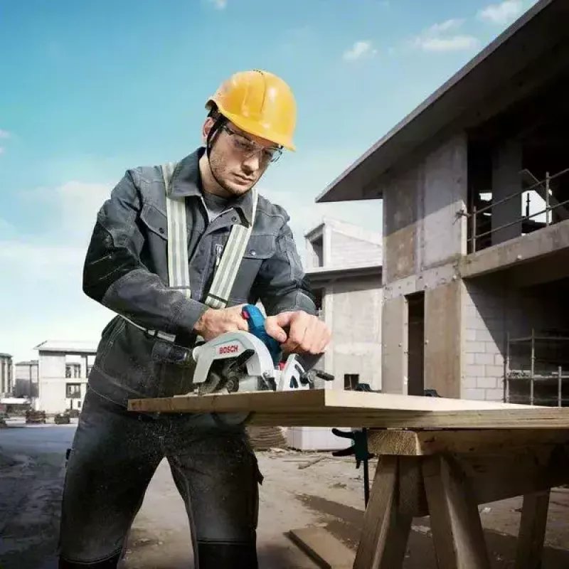 Bosch GKS 185-LI 16.5 cm belaidis diskinis pjūklas, juoda, mėlyna, pilka, 5000 RPM
