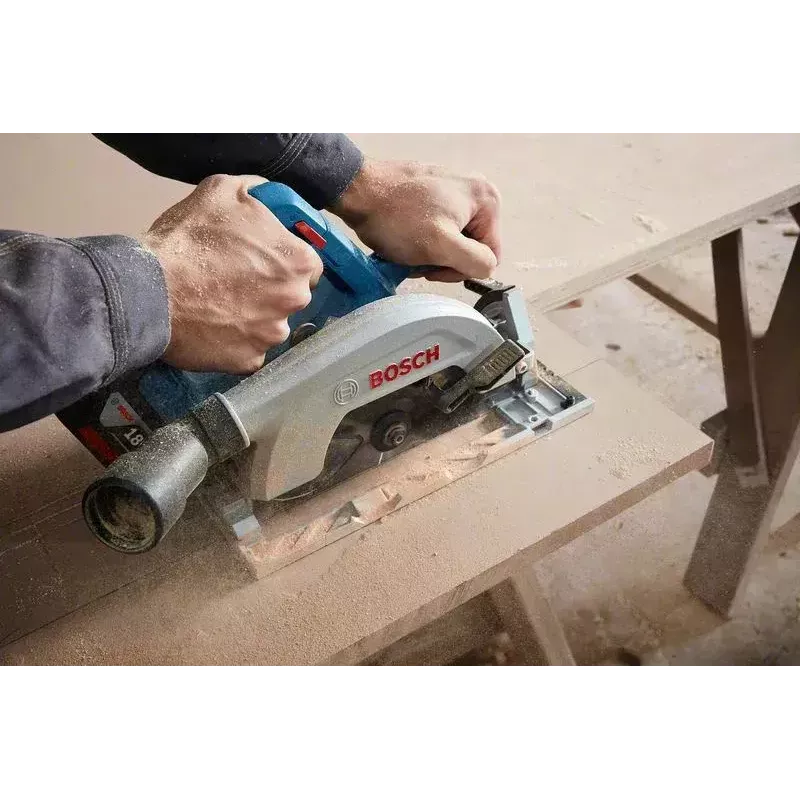Bosch GKS 185-LI 16.5 cm belaidis diskinis pjūklas, juoda, mėlyna, pilka, 5000 RPM