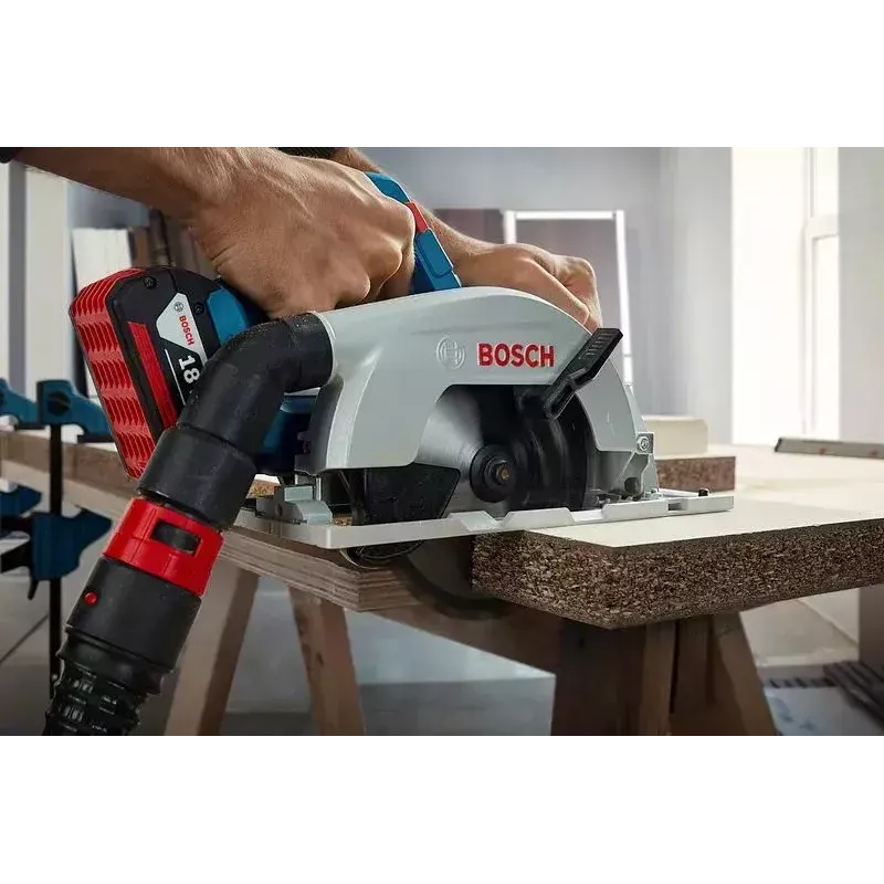Bosch GKS 185-LI 16.5 cm belaidis diskinis pjūklas, juoda, mėlyna, pilka, 5000 RPM